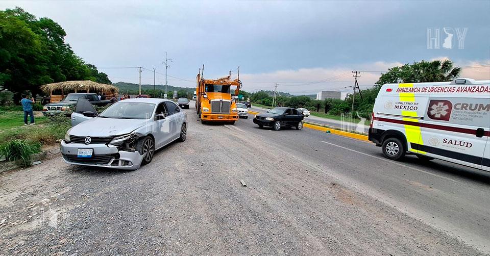 Hoy Tamaulipas - Accidente en Tamaulipas Choque por alcance dejo cinco ...