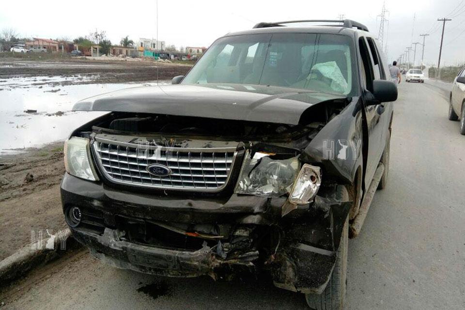 Hoy Tamaulipas - Borracho choca contra camioneta en Matamoros y ...