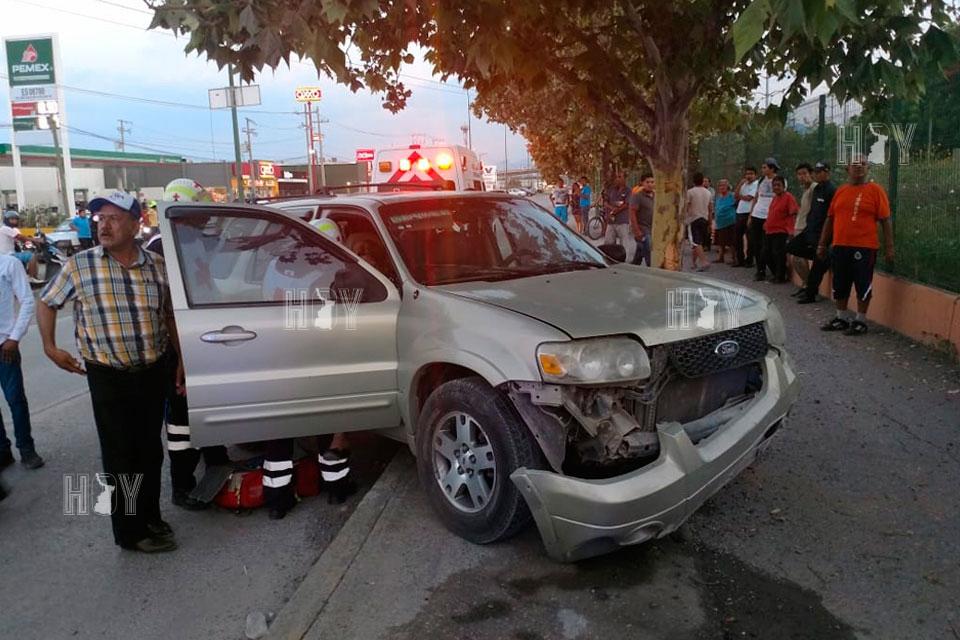 Hoy Tamaulipas - Carambola deja a mujer herida en Eje Vial de Ciudad ...