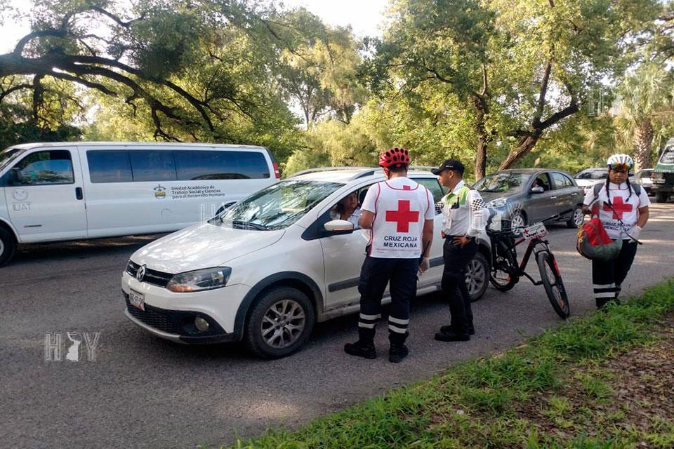 Hoy Tamaulipas - Otro choque en Ciudad Victoria mujer sale lesionada