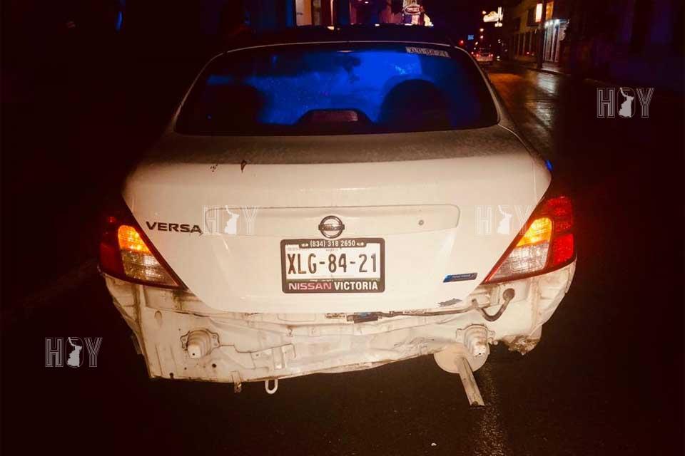 Hoy Tamaulipas - Choque en Ciudad Victoria deja una mujer herida