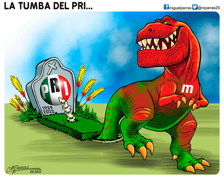 La tumba del PRI...
