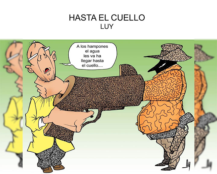 Hasta el cuello...