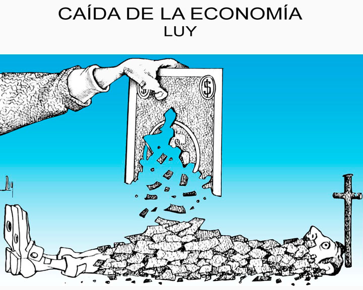 La cada de la economa 