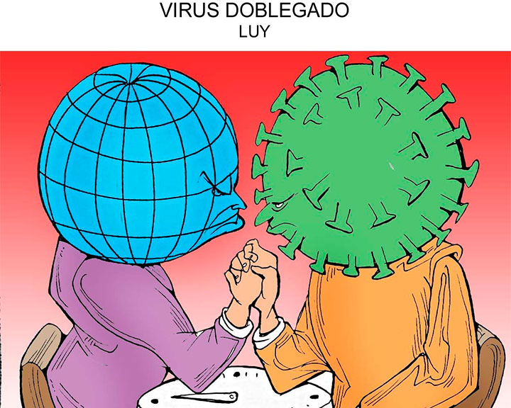 Virus doblegado