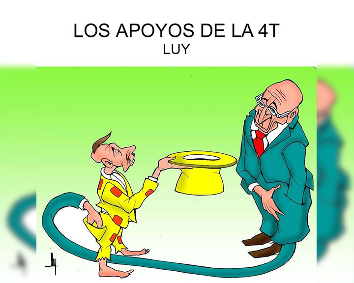 Los apoyos de la 4T