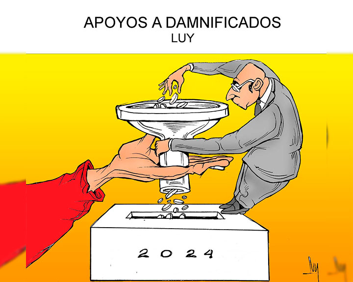 Apoyo a damnificados
