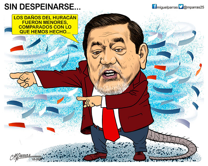 Sin despeinarse...