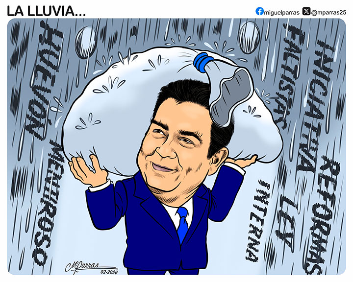 La lluvia...
