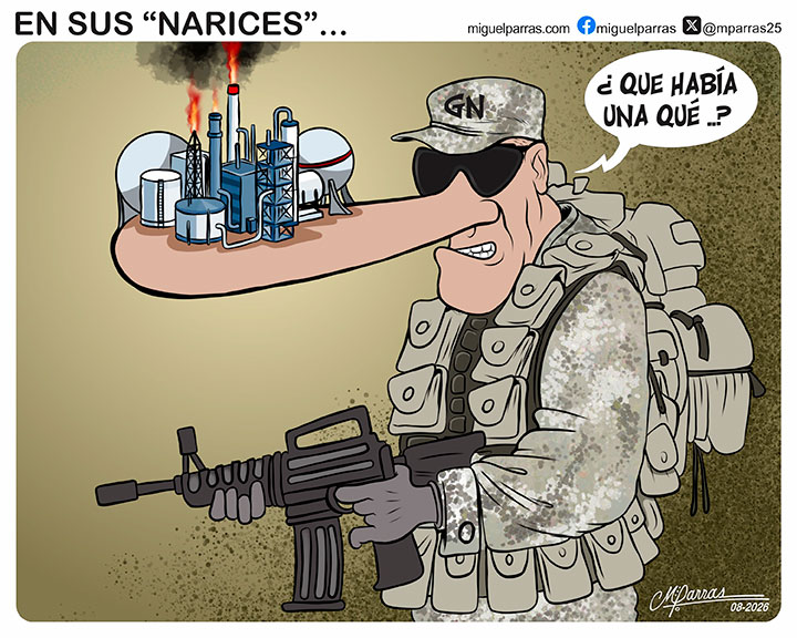 En sus "Narices"...