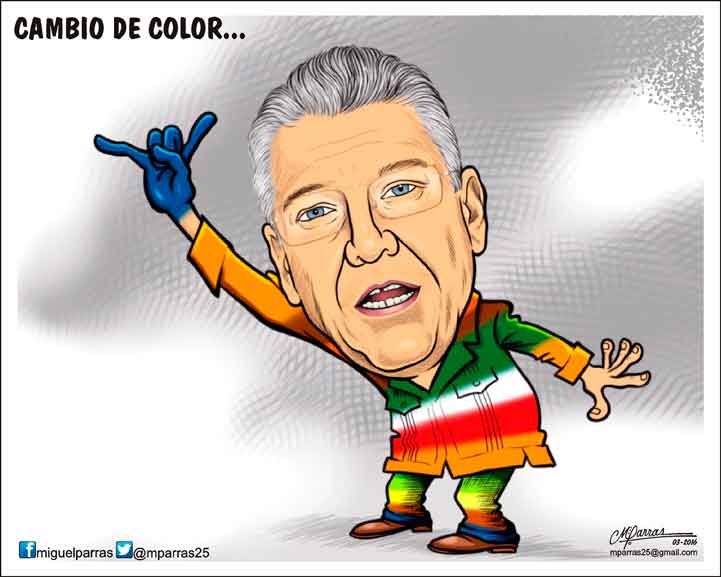 Cambio de color...