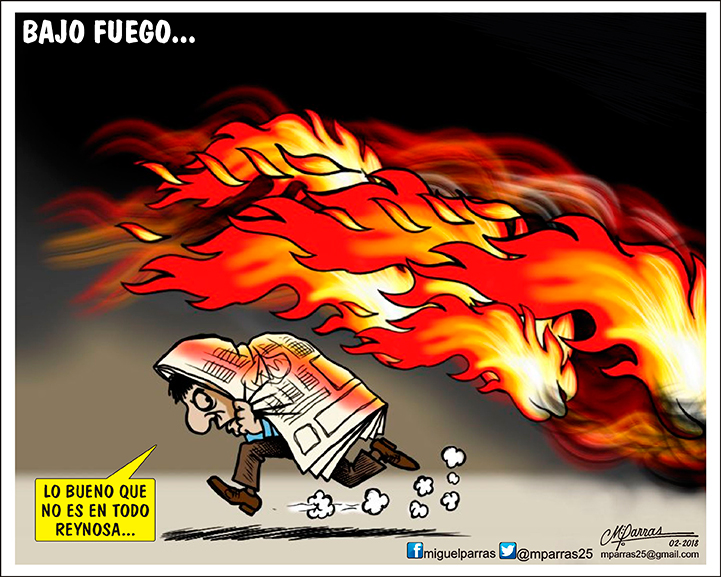 Bajo fuego...