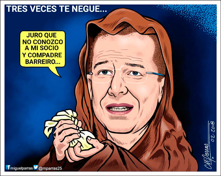 Tres veces te negue...
