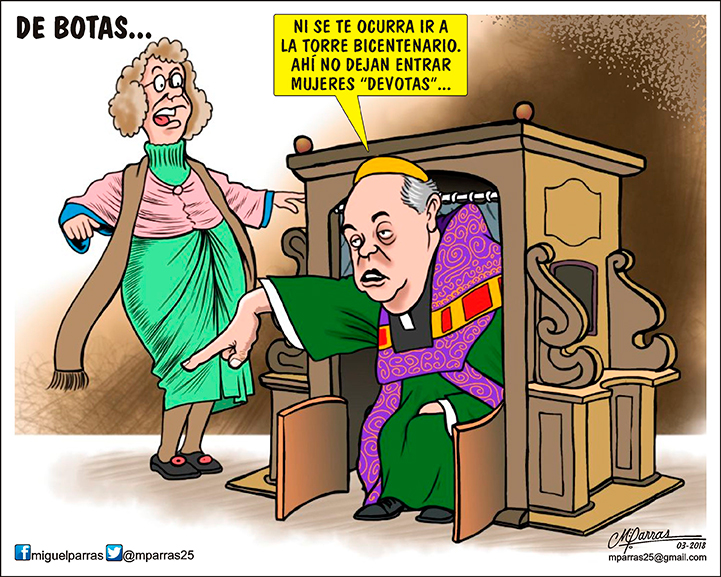 De botas...