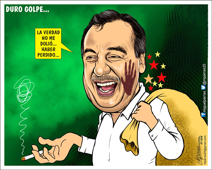 Duro golpe...