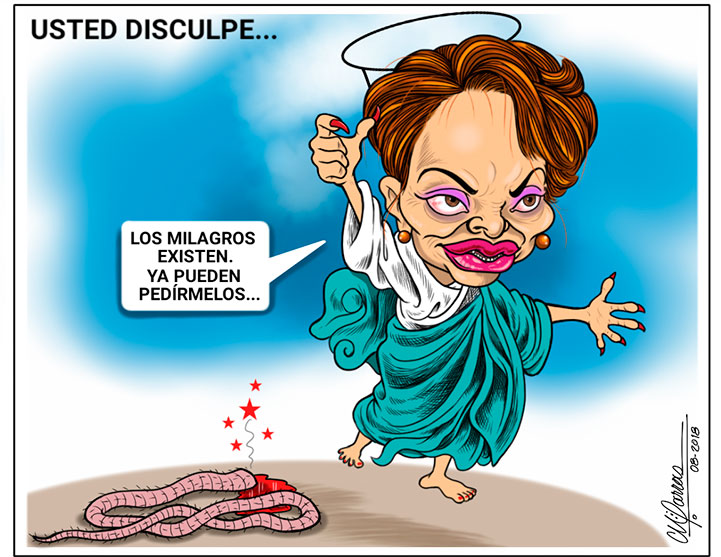 Usted disculpe...