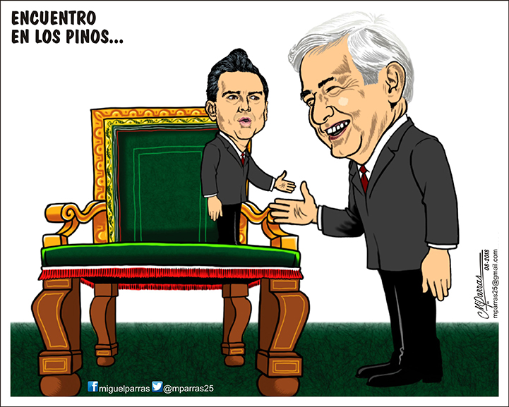 Encuentro en los pinos...