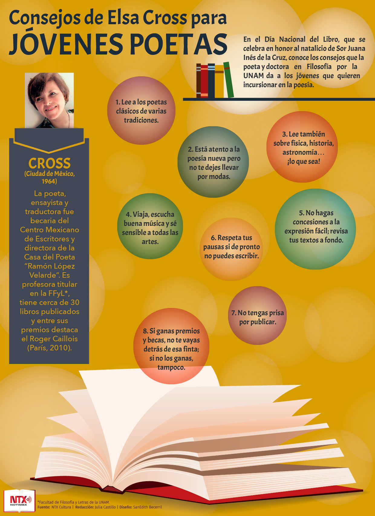 Consejos de Elsa Cross para jóvenes poetas