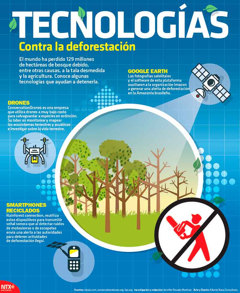 Tecnologías contra la deforestación