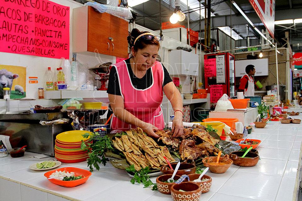 Gastronoma mexicana en los mercados