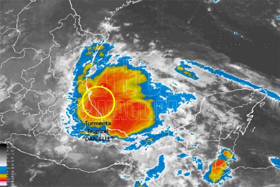 Hoy Tamaulipas Se forma tormenta tropical Danielle en el Golfo de Mexico