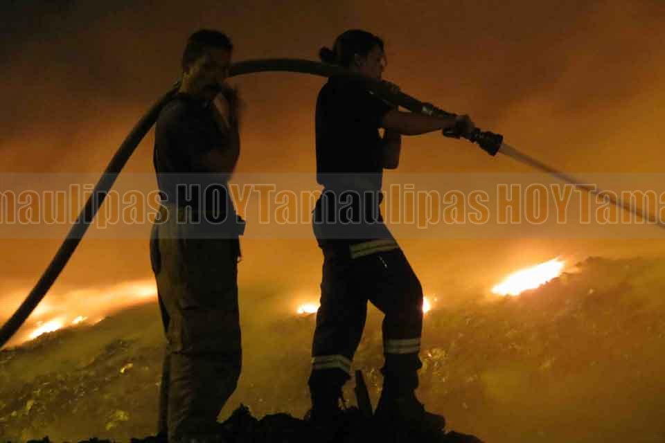 Sofocan incendio en Matamoros