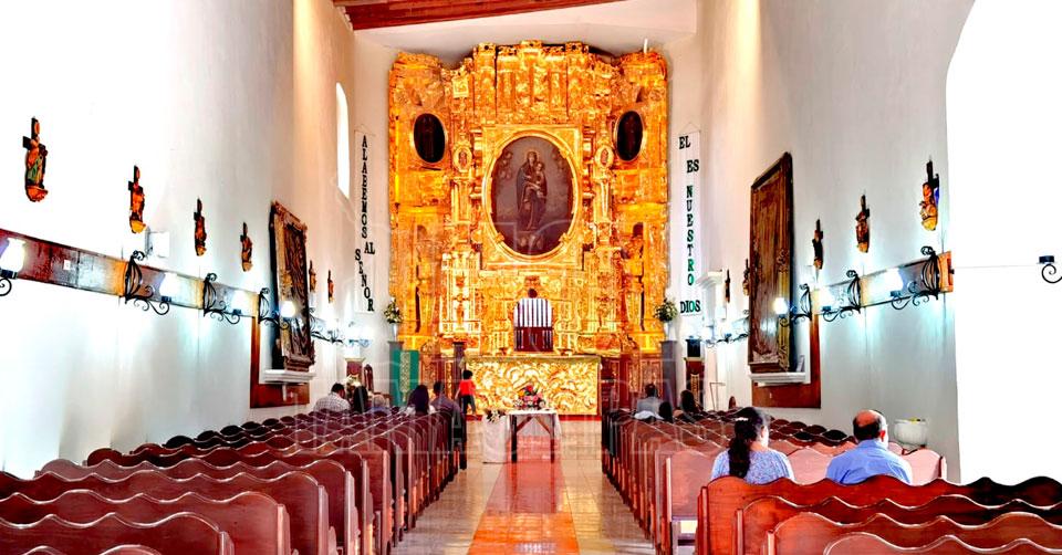 Hoy Tamaulipas - Turismo en Tamaulipas Brilla con retablo en oro la iglesia de Nuestra Seniora de las Nieves en Palmillas Hoy Tamaulipas - Turismo en Tamaulipas Brilla con retablo en oro la iglesia de Nuestra Seniora de las Nieves en Palmillas