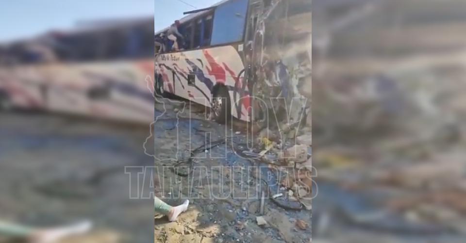 Hoy Tamaulipas EdoMex Choque de autobus deja al menos 19 muertos y 30