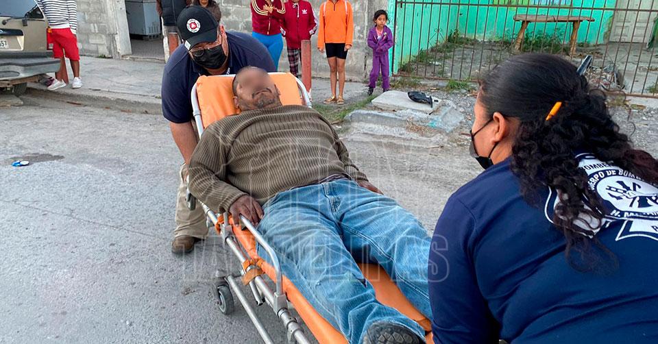 Chocan y lesionan a motociclista en Matamoros; el responsable huyó
