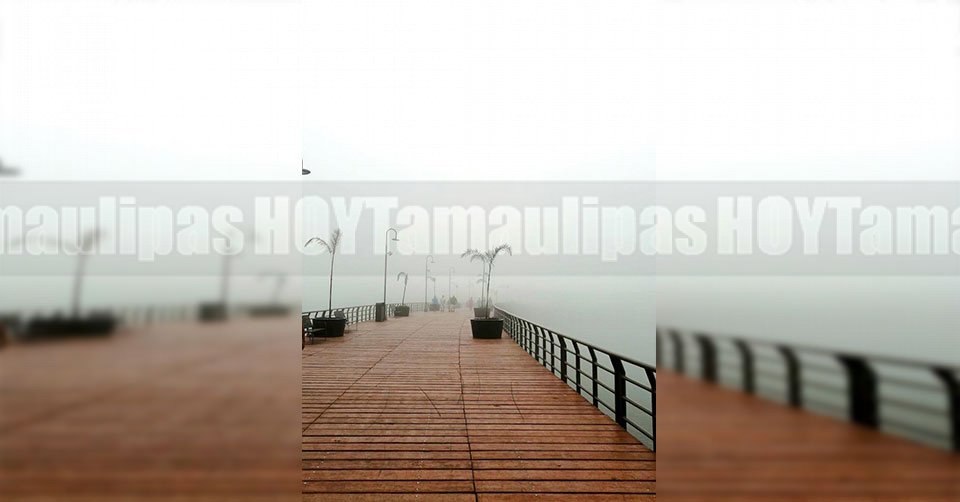 Amanecer con neblina en Tampico