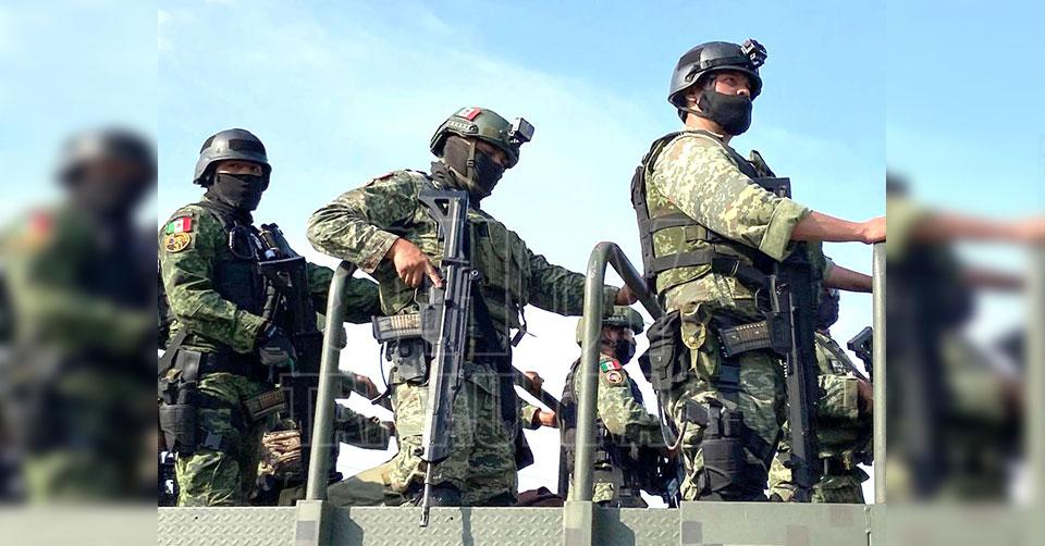 Arriban 400 militares para reforzar patrullaje en Nuevo Laredo