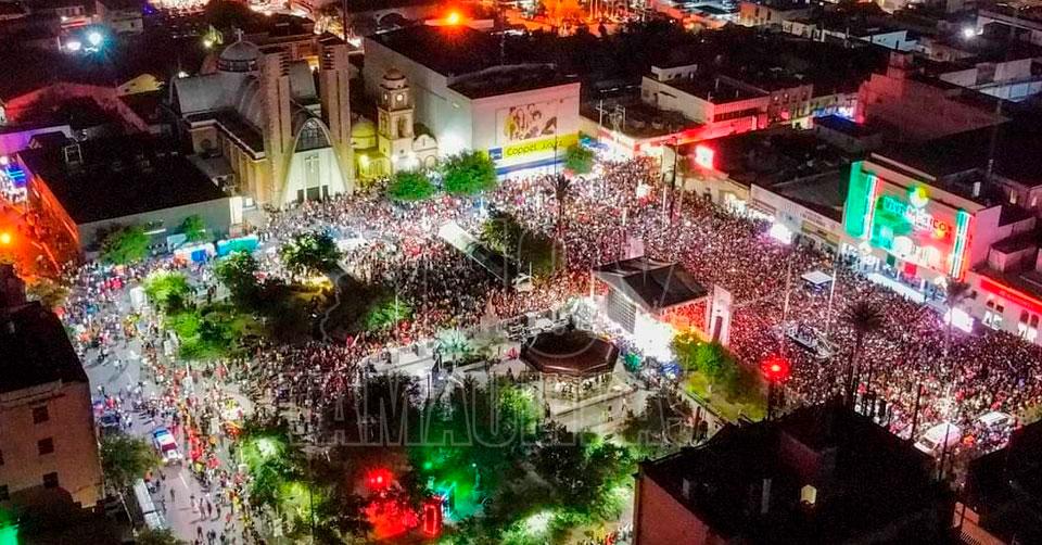 Hoy Tamaulipas Fiesta mexicana en Tamaulipas Mas de 25 mil celebraron el Grito en Reynosa