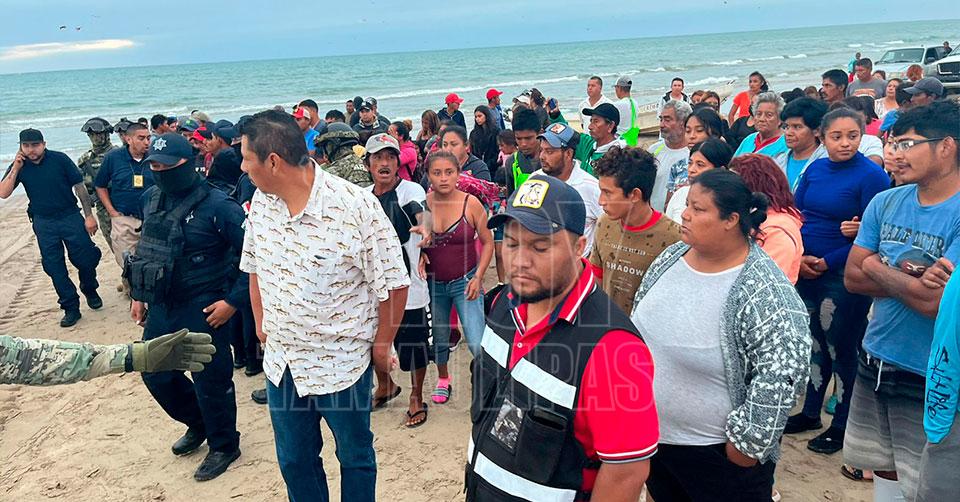 Hallan sin vida a uno de los 4 pescadores desaparecidos en alta mar, en Matamoros