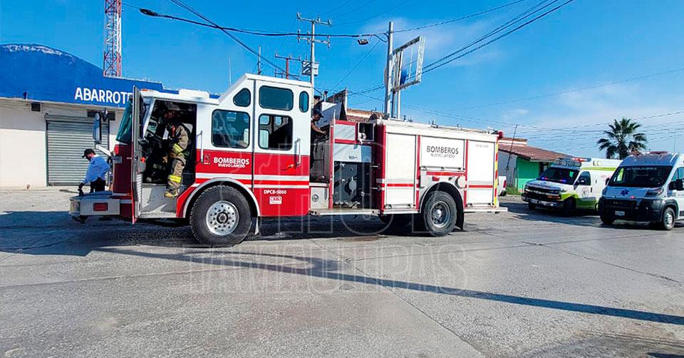 Incendio en negocio provoca movilización en Nuevo Laredo