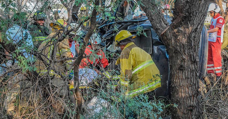 Encontronazo en la Rumbo Nuevo deja un muerto y dos lesionados