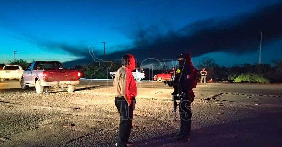 Explotan varias pipas en Matamoros; cierran carretera a Reynosa