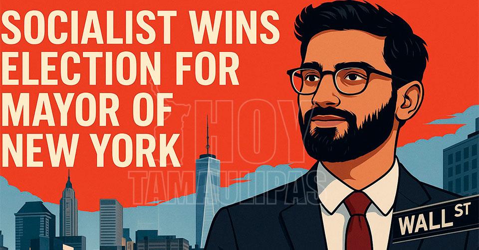 Hoy Tamaulipas - Columna Conciencia Global de Mtro. Jorge Alejandro Torres  Nueva York da un giro historico el socialista que vencio al sistema
