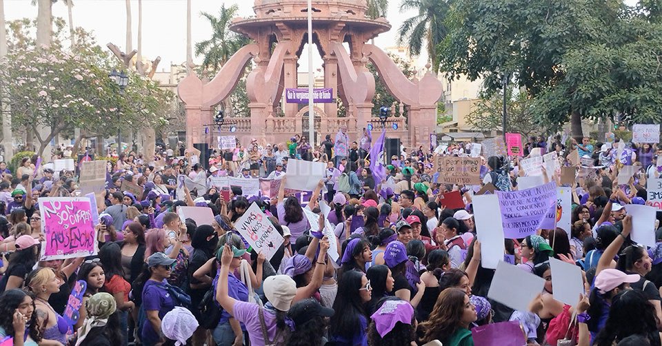 Marcha del 8M en Tamaulipas