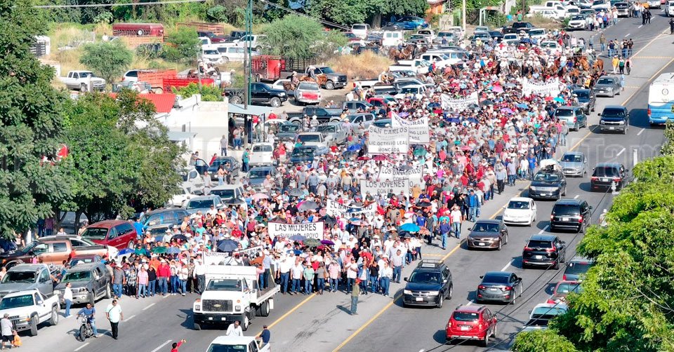 Miles marchan en Tamaulipas para exigir liberaci�n de Octavio Leal