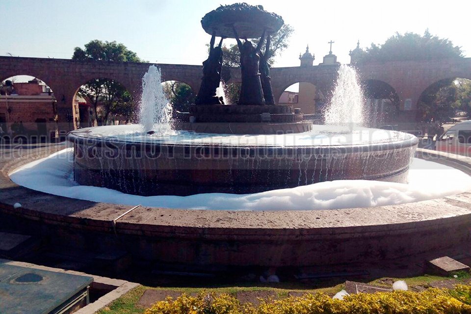 Fuente de Las Tarascas en Morelia