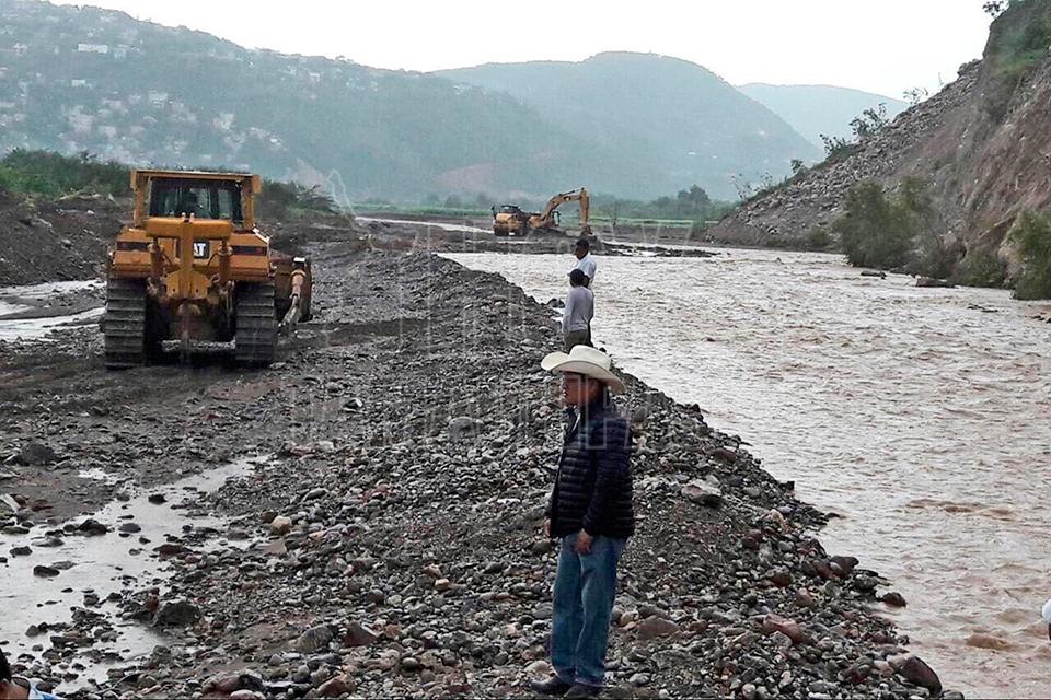 Desbordamiento de r�o Tlapaneco, en Guerrero
