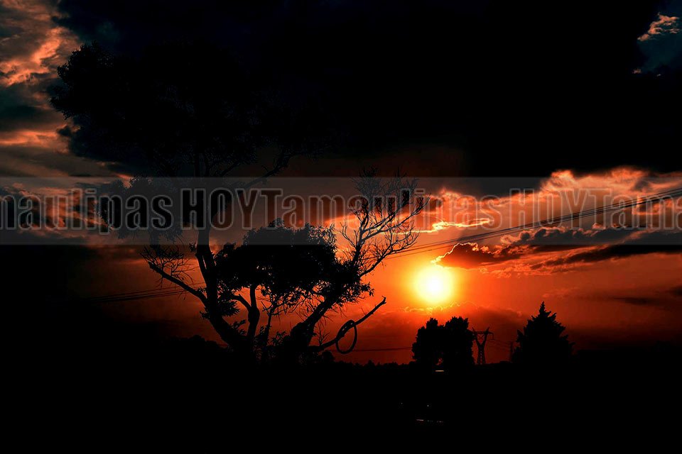 El cielo regal� un bonito atardecer