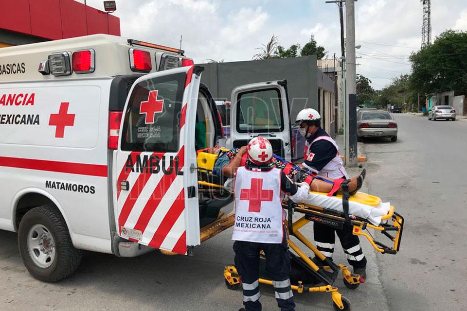 Hoy Tamaulipas - Tres lesionados dejo choque en Matamoros
