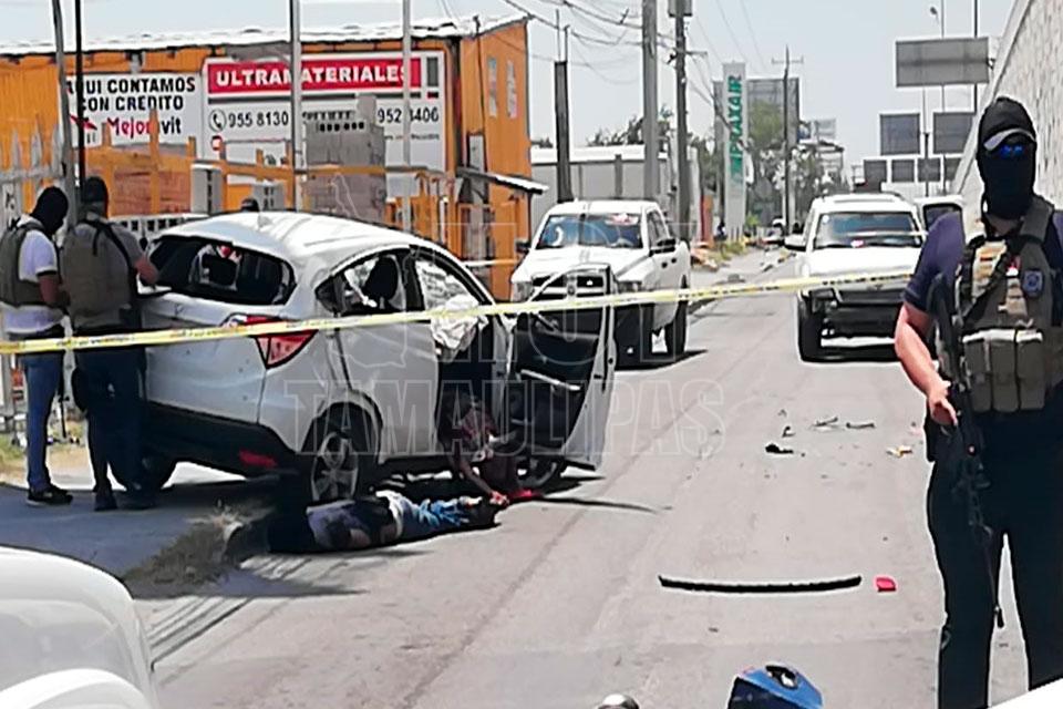Galeria Fotografica Balacera deja dos muertos en Reynosa