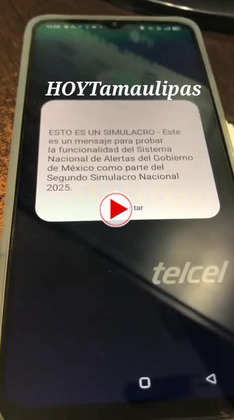 Pas la prueba Tamaulipas, se atendi alerta ssmica en celulares